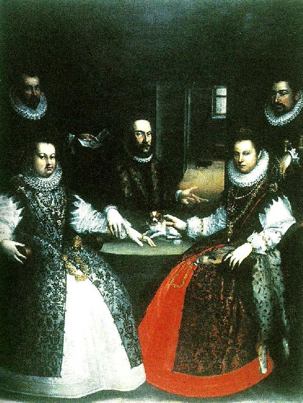 Lavinia Fontana portratt av familjen gozzadini oil painting picture